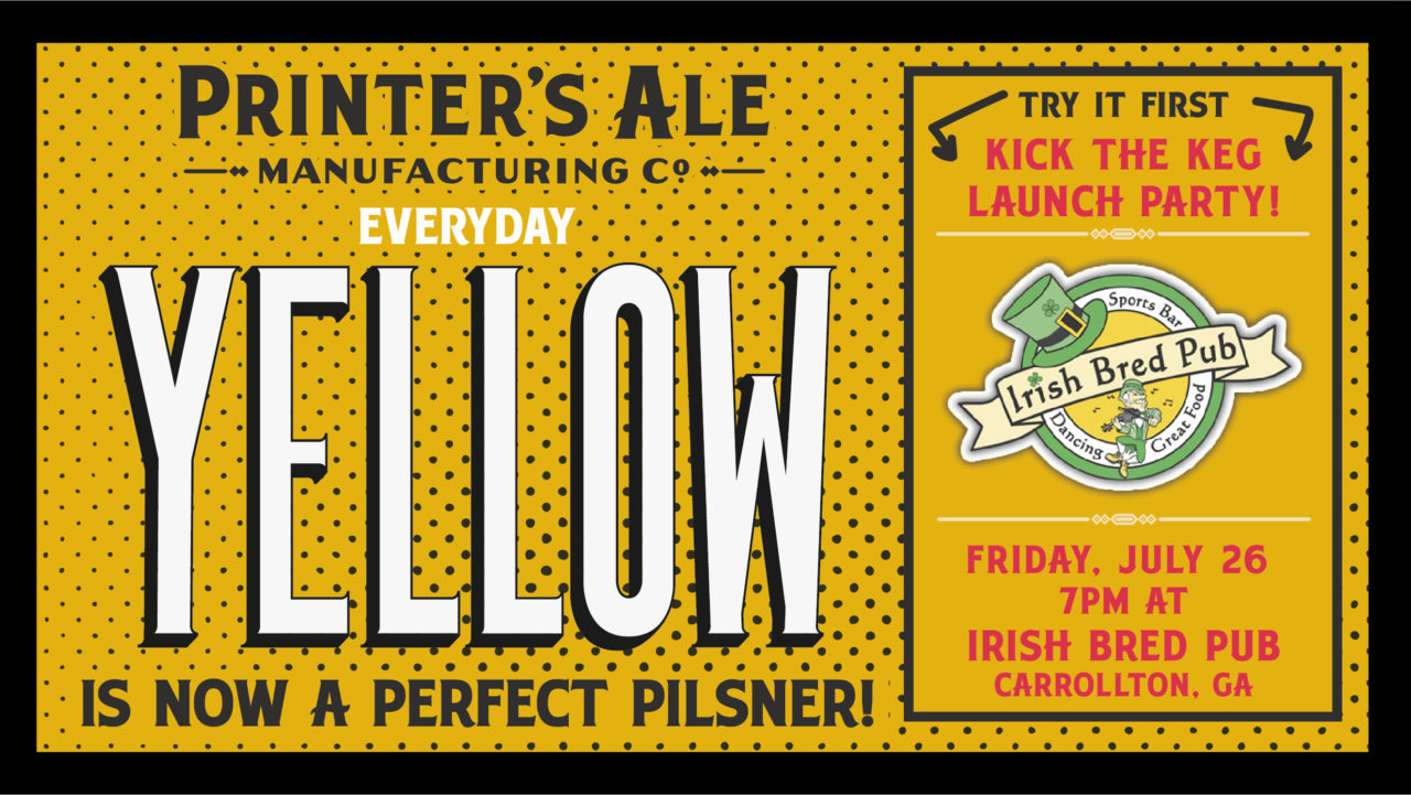 Yellow is now a Pilsner…