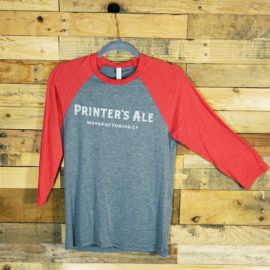 Red Baseball Tee
