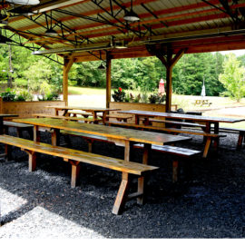 Two Pavilion Table Rentals