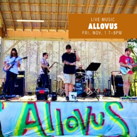 Nov 1 Live Music with Allovus