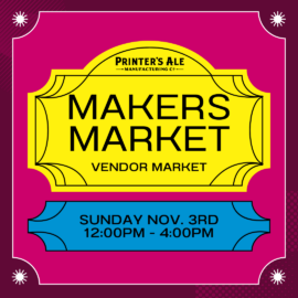 Nov 3 Makers Market