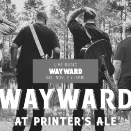 Nov 2 Live Music with Wayward