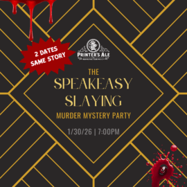 The Speakeasy Slaying – Murder Mystery Party