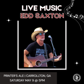Live Music: Edd Saxton