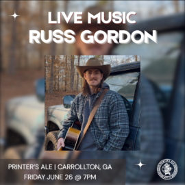 Live Music: Russ Gordon